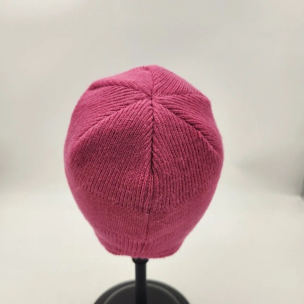 Carhartt Youth Beanie Pink Logo Knit Fleece Lined Winter Hat One‎ Size Kids